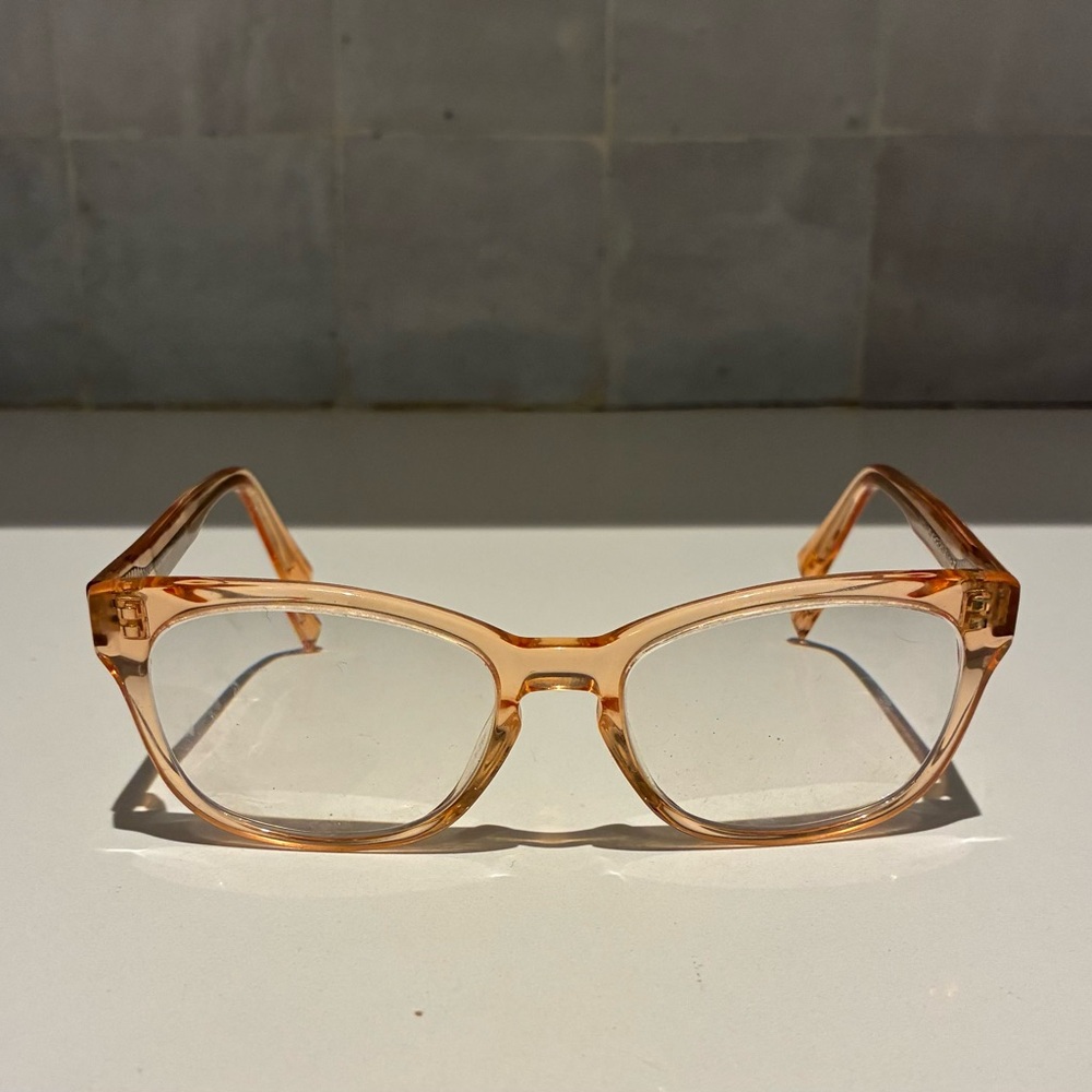 Warby Parker Rose Gold Frames